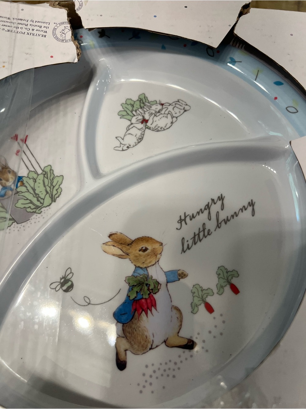 Peter Rabbit Kids 5-Piece Dinnerware Set - - Picture 2 of 6